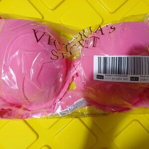 *Unopen* Victoria's Secret -  Push-Up Perfect Shape Micro-Rib Bra (Pink) 36D